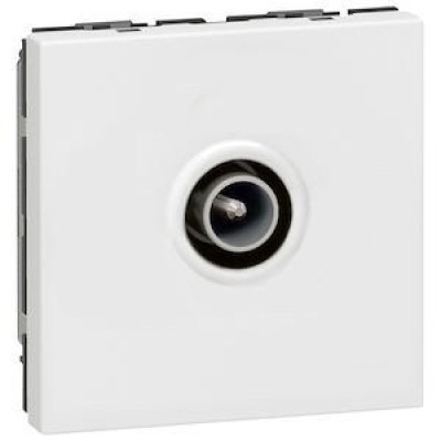 PRISE TV SIMPLE MOSAIC DIAMETRE 9,5 MM 2 MODULES LEGRAND