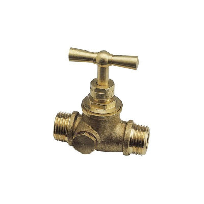 ROBINET PURGE 2 BOUCHONS 15x21 MALE MALE BOUTTE