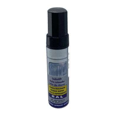 PINCEAU DE RETOUCHE 12ML RAL 9005 MAT NOIR FONCE MOTIP