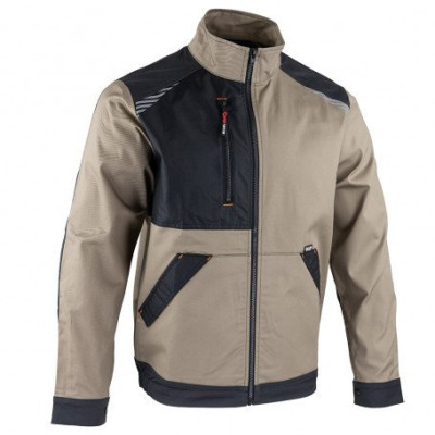 VESTE CENTAURE BEIGE / GRIS L LEBEURRE - LMA