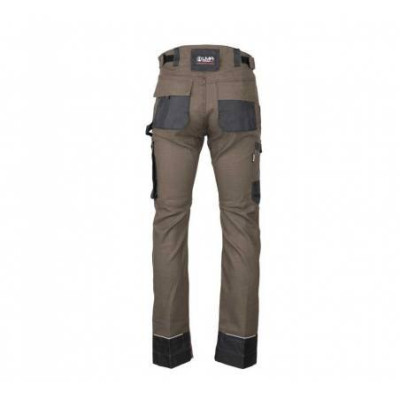 PANTALON SONIQUE MARRON / NOIR TAILLE 50 LEBEURRE - LMA