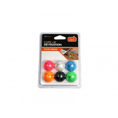 CLIPS AUTOCOLLANTS CORDONCABLES X6 INOTECH ZENITECH