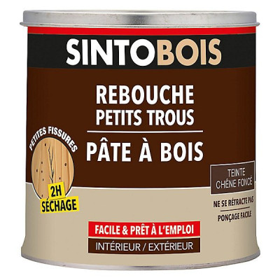 PATE A BOIS 550 ML CHENE FONCE SINTO