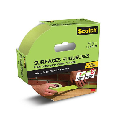 RUBAN DE MASQUAGE SURFACE RUGUEUSE 36x41 MM SCOTCH