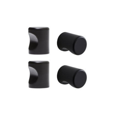 BOUTON OMNA ALU NOIR 20 MM X4 INSPIRE