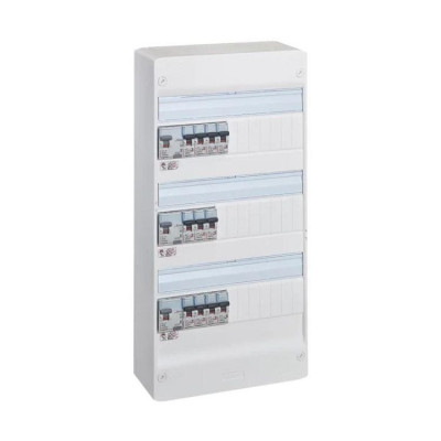 TABLEAU ELECTRIQUE PRECABLE 3 RANGES 39 MODULES LEGRAND