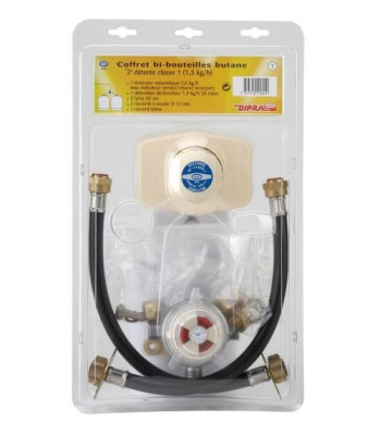 KIT BI-BOUTEILLES BUTANE COMPLET DIPRA