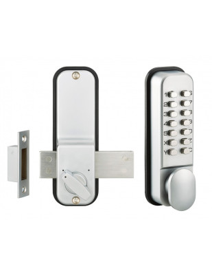 VERROU A COMBINAISON CHROME MAT SANS CLE THIRARD