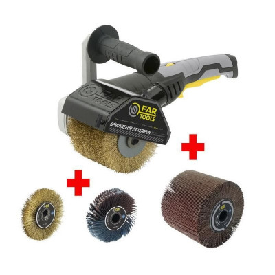 RENOVATEUR REX120C 1300W + 4 BROSSES FAR TOOLS