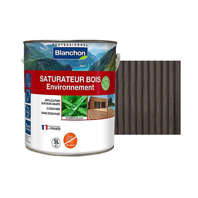 SATURATEUR BOIS 5 L ANTHRACITE BLANCHON