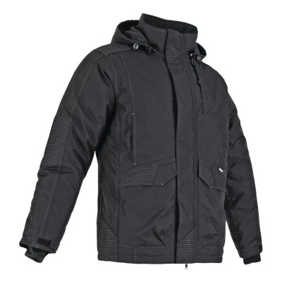 PARKA RENFORCES+ CAPUCHE AMOVIBLE NOIR TAILLE 3 LMA