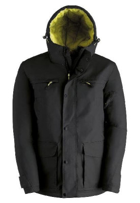 PARKA AVEC CAPUCHE SLICK NOIRE XXL KAPRIOL