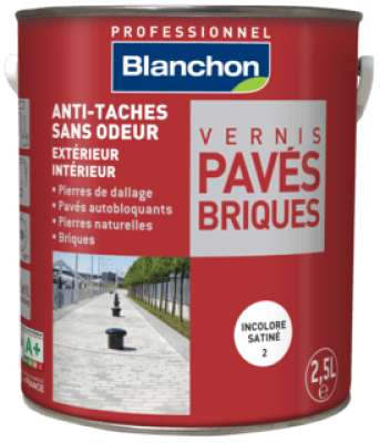 VERNIS PAVES BRIQUES 2.5 L SATIN BLANCHON