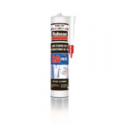 Mastic silicone RUBSON SA1H blanc 280ml HENKE