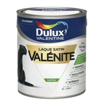 LAQUE GLYCERO SATIN 2 L BASE CLEAR VALENITE AKZO NOBEL