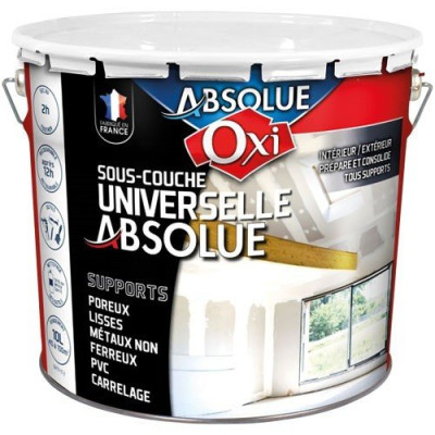 SOUS COUCHE UNIVERSELLE 10 L ABSOLUE BLANC OXI