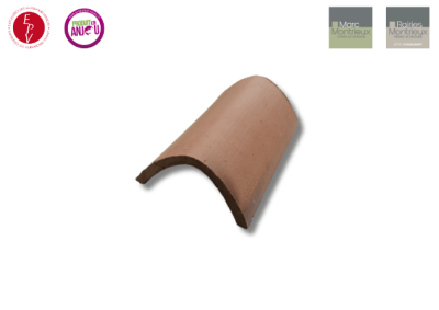 Faitière en terre cuite 33 x 20 x 9,5 cm Chinon - RAIRIES MONTRIEUX