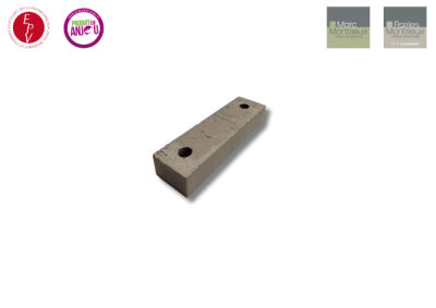 Brique Moucharabieh Silver Lisse 33 X 6 X 9 cm - RAIRIES MONTRIEUX