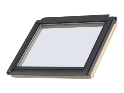 Verrière plane finition WHITEfinish Tout confort, Nouvelle Génération 114x92cm Fenêtre fixe additionnelle blanche à installer en partie basse, Uw: 1,20W/(m2.K) GIL SK34 2057 VELUX