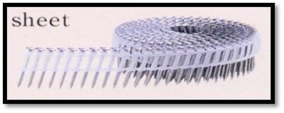 Pointes rouleaux PVC 16 - 2,8 x 35 Annelées Inox tête plates Diamètre 7 mm SPRS2835AITP7 SCAB