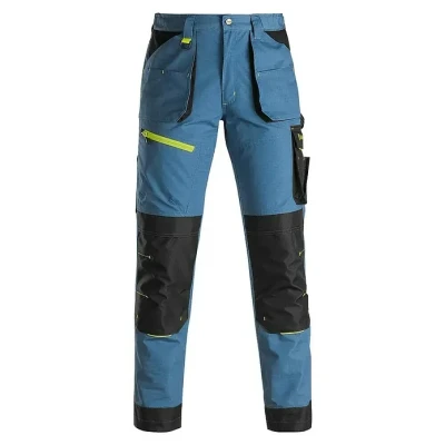 PANTALON DYNAMIC ARTISAN BLEU PETROLE/NOIR TAILLE M KAPRIOL