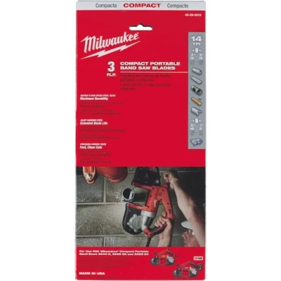 LAME SCIE A RUBAN 900 MM DENTURE 1.8 MM 3 PIECES MILWAUKEE