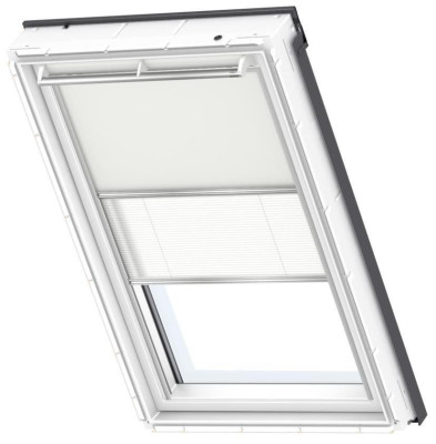 Store duo (occultant beige + plissé blanc) AG 114 CM x140 CM DFD S08 1085S VELUX