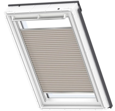 Store plissé obscurcissant et isolant beige 78x118 cm FHC MK06 1155S VELUX