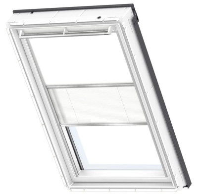 Store duo (occultant blanc + plissé blanc) 94 cm x 118 cm DFD PK06 1025S VELUX