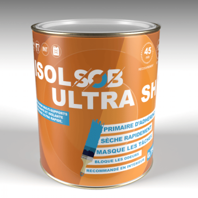 PRIMAIRE D'ADHERENCE 3L ISOLSOB ULTRA SH SOB PEINTURES