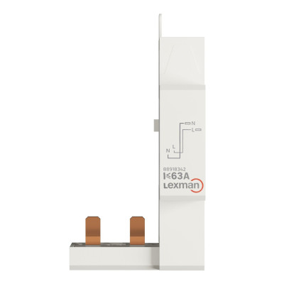 CONNECTEUR INTERDIFFERENTIEL POUR PEIGNE DISJONCTEUR LEXMAN