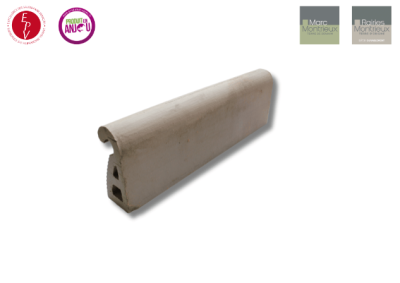 Bordure Hypocampe Réglisse 51 x 7 x 16 cm - RAIRIES MONTRIEUX