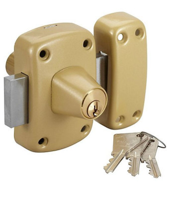 Verrou de sécurité à clé Vachette Cyclop pour porte d entrée 29 à 37 mm VACHETTE