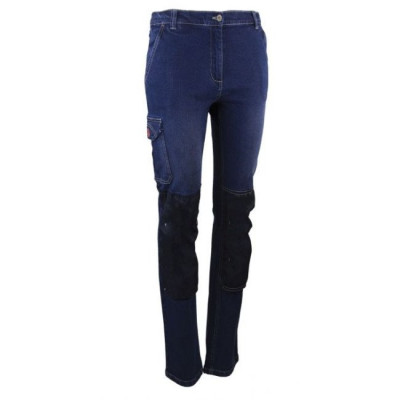 PANTALON DE TRAVAIL FEMME FLEXION BLEU TAILLE 44 LMA