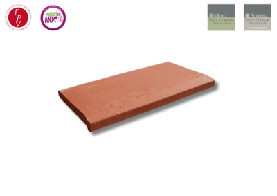 Margelle de piscine en Terre Cuite Montvaloir 33 x 16,5 x 1,5 cm - RAIRIES MONTRIEUX