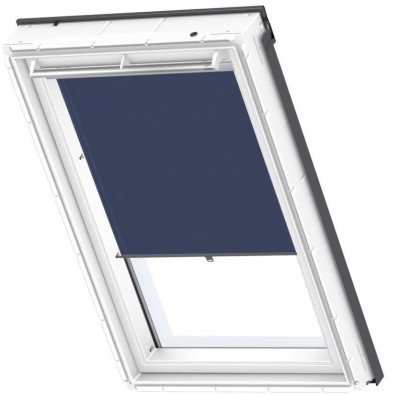 Store rideau à enrouleur RHL SK00 pour fenêtre de toit largeur 114 cm bleu marine ref RHL SK00 9050 VELUX