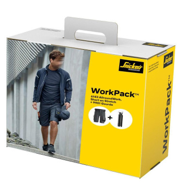 Pack short gris T.40FR avec gourde FRA61439958048 SNICKERS