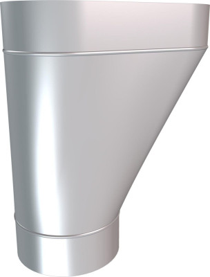 Cuvette de branchement chromo diamètre 75 mm blanc  HILD