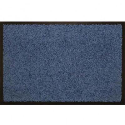 Tapis ultra absorbant QUEYRAS Bleu 80x120 cm ID MAT