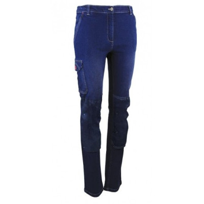 PANTALON DE TRAVAIL FEMME FLEXION BLEU TAILLE 38 LMA