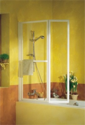 Paroi de baignoire relevable 1 volet-1/2 CONCERTO