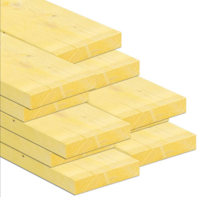 Planche Sapin/Epicéa choix 2 traité classe 2 32x175 mm longueur 4 m