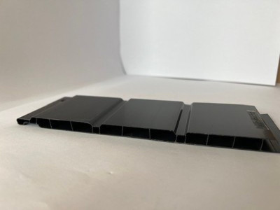 Lambris 200 PVC gris 10 x 200x3000 mm PROFILES DE L'OUEST