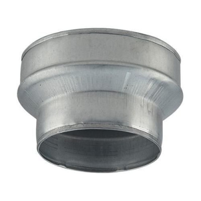 Réduction centrée ventilation GALVA, diamètre 125/160 mm RCV 160 125 / 0 8160402/0 POUJOULAT