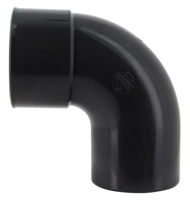 Coude mâle femelle 87°30 anthracite pour descente diamètre 80 mm CR8GTA NICOLL