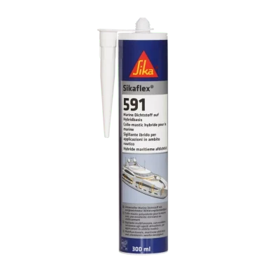 Sikaflex®-591 blanc carton de 12 cartouches de 300 ml SIKA
