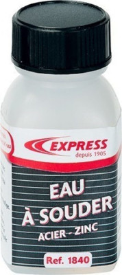 Eau à souder pour acier et métaux en feuilles Flacon 30 ml sur cartonette EXPRESS