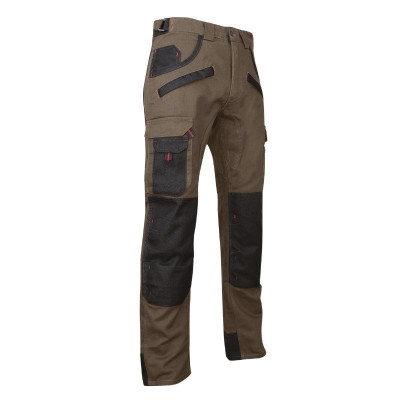 PANTALON TOURBE MARRON/NOIR TAILLE 50 LMA