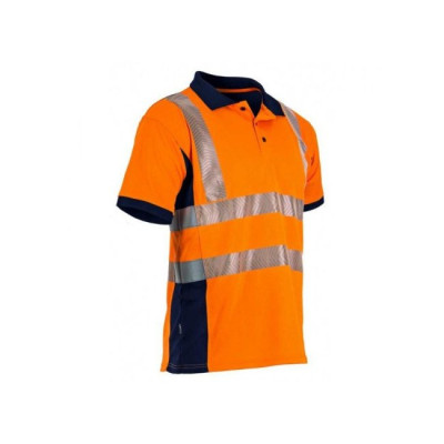 POLO HAUTE VISIBILITE ORANGE/MARINE PREVOYANCE TAILLE XXL LMA