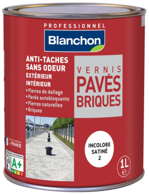 VERNIS PAVES BRIQUES 1 L SATIN BLANCHON